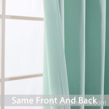 Aqua Blackout Curtains 63 Zoll für Wohnzimmer